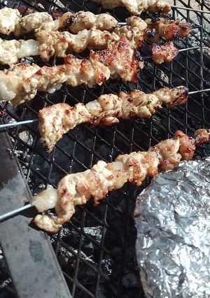 صورة لوصفة اسكالوب على الجمر