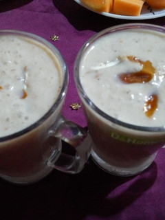 A picture of Dates Frozen Banana smoothy.