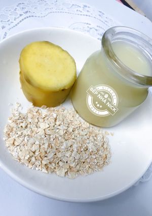 Hình của món Ăn dặm: Sữa yến mạch khoai lang.