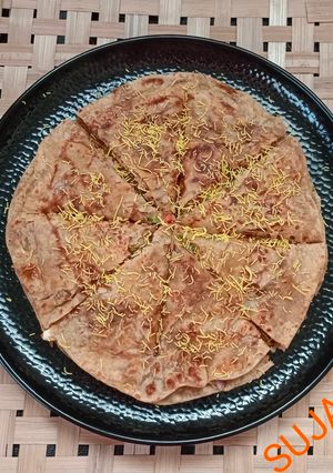 चपाती चे चटपटीत सॅन्डविच रेसिपी चे मुख्य फोटो