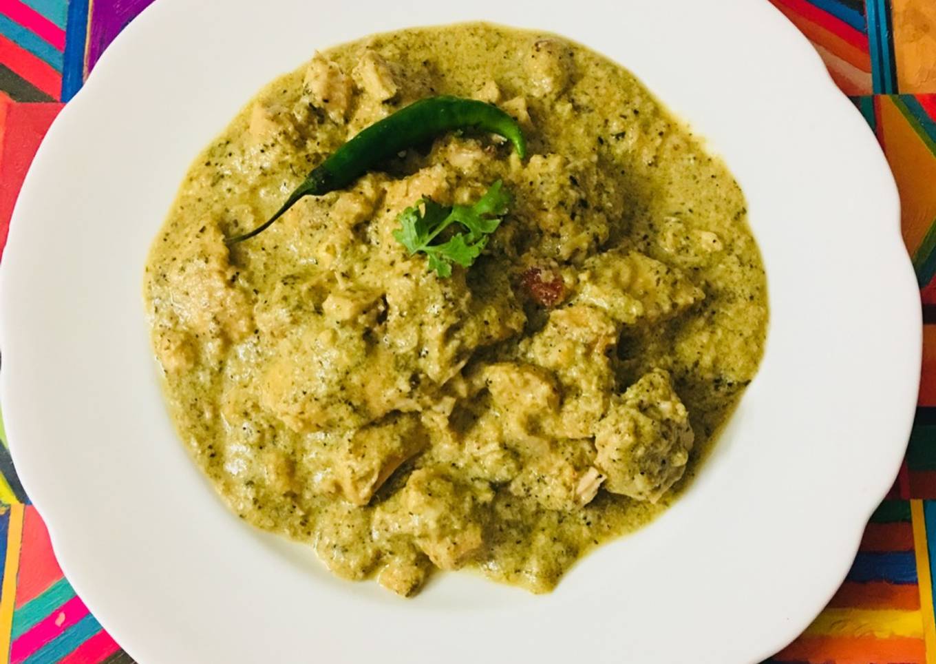 Mango cream chicken