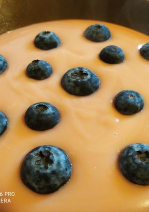 Áfonyás, tejszínes mogyorós puncs puding recept fotója