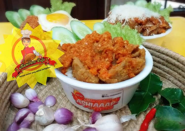Resep Ayam Geprek Nusantara ala MamiraraCafe, Lezat