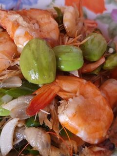Foto resep Tumis udang petai