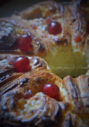 Une photo de Brioche feuilletée façon gâteau des Rois