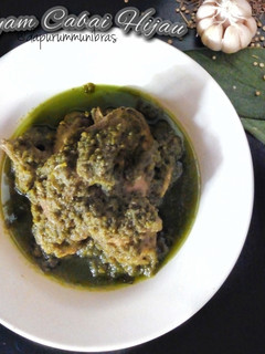 Foto resep Ayam Cabai Hijau