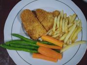 Gambar fish and chip sayur