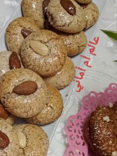 صورة لوصفة مكرون معسل باللوز و الكاوكاو