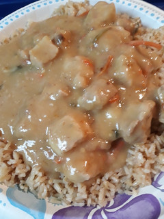 A picture of Pork and Gravy.