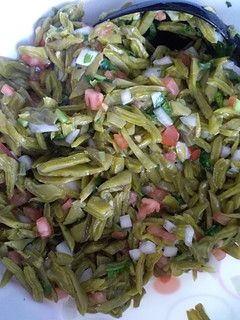 Una foto de Ensalada de nopal