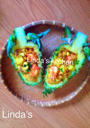 Hình của món Cơm chiên dứa kiểu Thái (khao phat sapparot).