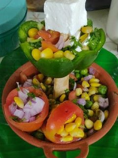 चटपटी चीज़ स्वीटकॉर्न चाट (Chatpati cheese sweet corn chaat recipe in Hindi) रेसिपी मुख्य फोटो