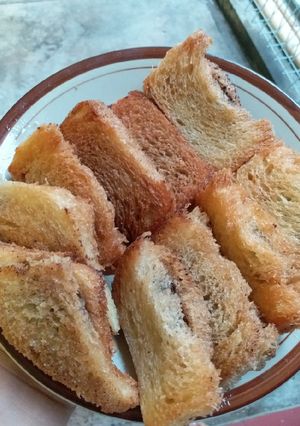 Foto resep Roti Tawar Goreng Isi Coklat