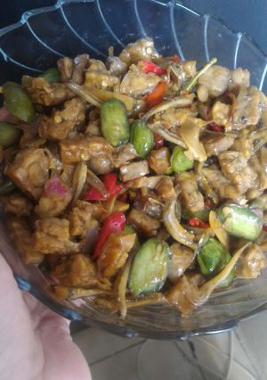Foto resep Oseng tempe teri pete (3'te)