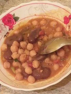 صورة لوصفة دوبارة حمص وفول