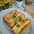 Roti tawar gulung celup telur