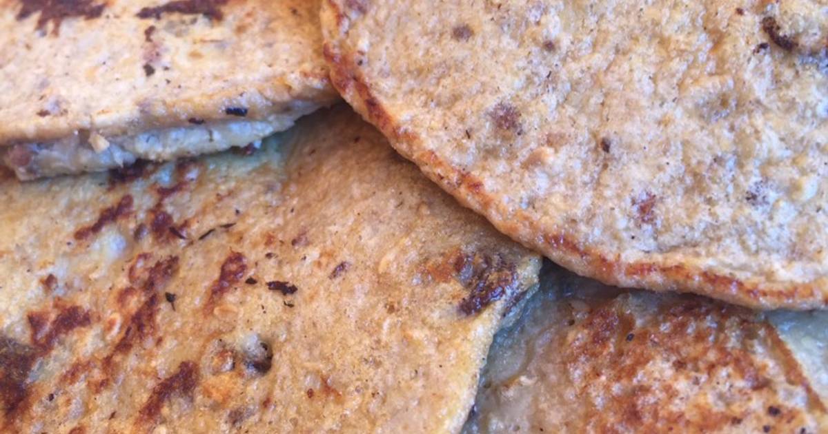 Waffles de banana y avena sin harina Receta de Florencia Cookpad