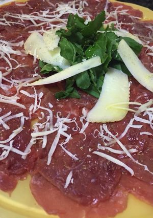 Una foto de Carpaccio de Carne #lacocinadegiri