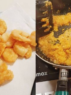 รูปของ กุ้งทอดซอสไข่เค็ม