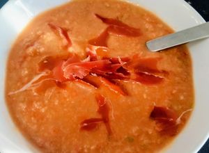 Una foto de Salmorejo