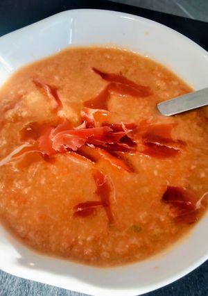 Una foto de Salmorejo