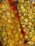 Trota salmonata in crosta di zucchine