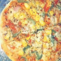 A picture of Corn pizza.