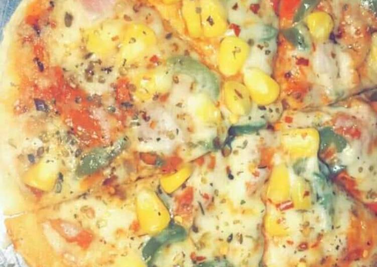 Corn pizza