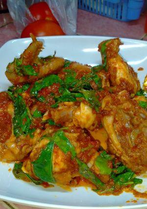 Foto resep Ayam pedas rica rica kemangi sederhana