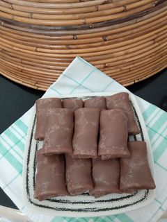 Foto resep Dadar Gulung Coklat Isi Pasta Coklat Pisang
