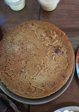 Una foto de Chocoflan!