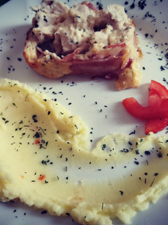 Baconos csirkemell Őzgerinc formában recept fotója