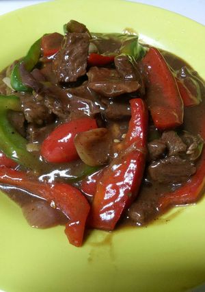 Foto resep Sapi lada hitam (simple)