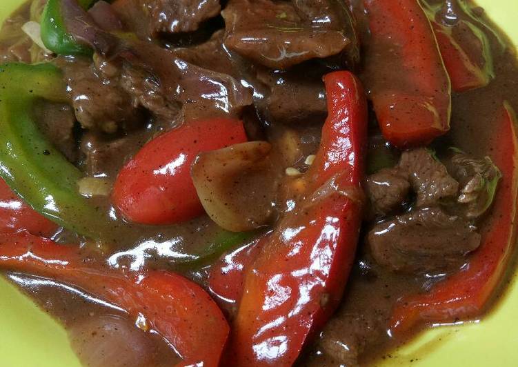 Sapi lada hitam (simple)