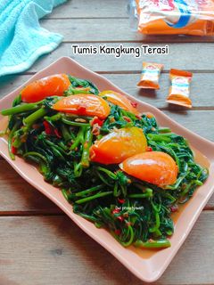 Foto resep Tumis kangkung terasi