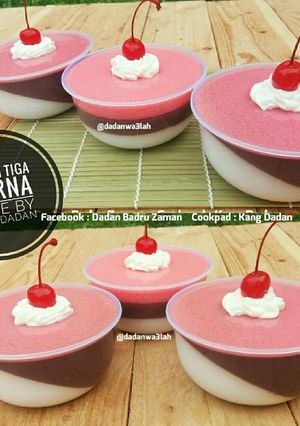 Foto resep Puding Tiga Warna