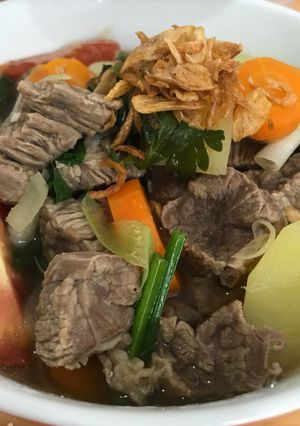 Foto resep Sop daging sapi / Beef Soup #FestivalResepAsia #SupDagingIndonesia #DagingSapi