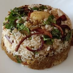 Egg biryani A picture of Egg biryani.