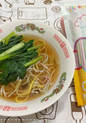 清湯麵（鰹魚高湯風味） 的食譜成品照片