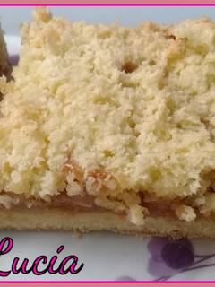 Una foto de Tarta de coco y dulce de leche