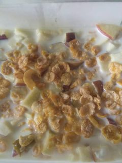 Una foto de Rico postre con dos ingredientes