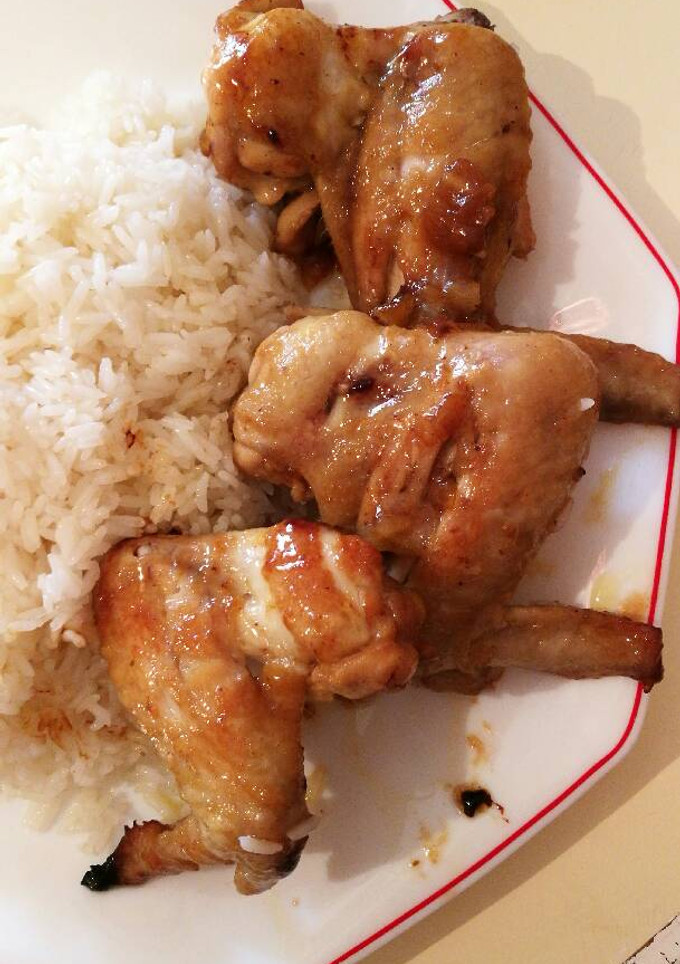 Una foto de Alitas de pollo con miel (Rápidas)