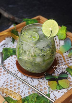 Foto resep Es Timun Serut Selasih