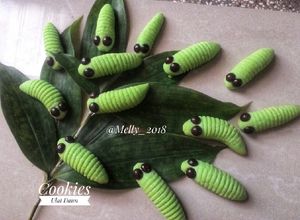 Foto resep Cookies Ulat Daun