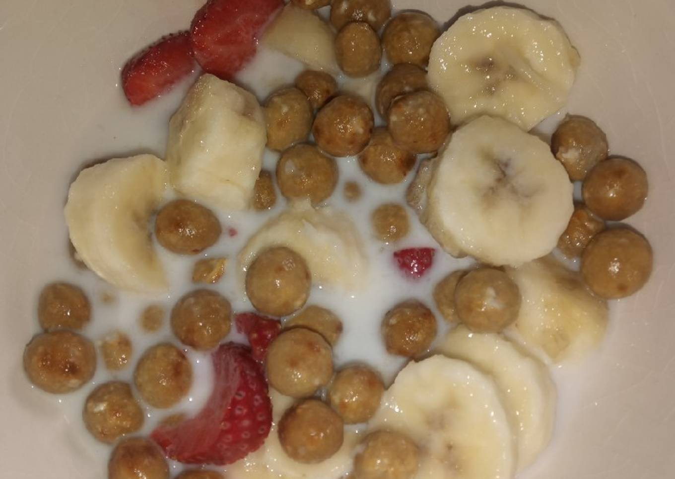 Cereal de mango con avena