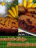 Chocolate Chip Banana Bread"Mudah Dengan Bread Maker"
