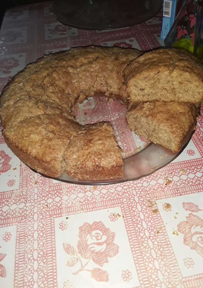 Una foto de BUDÍN O PAN INTEGRAL DE BANANA🍌