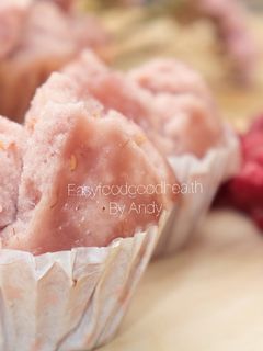 รูปของ เค้กราสเบอรี่สูตรนึ่งไม่ใช้เตาอบ