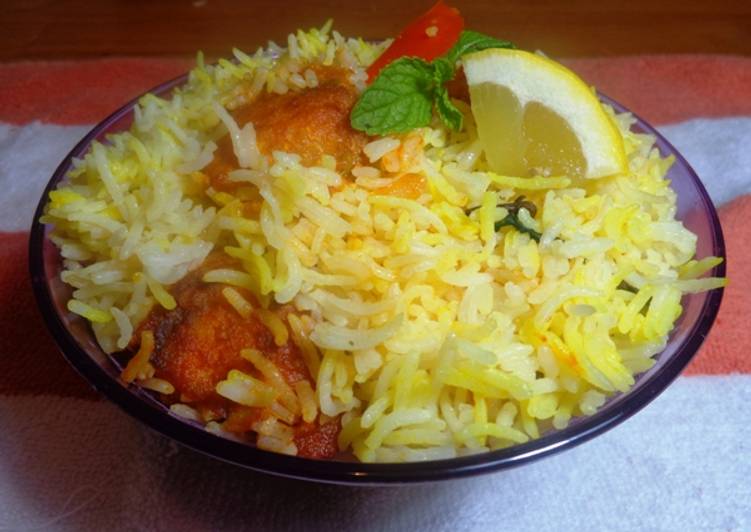 Recipe of Any-night-of-the-week Fish Biryani