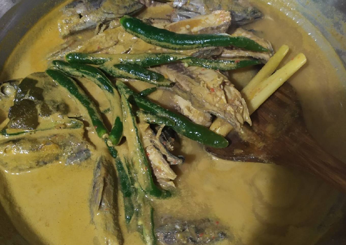 Gulai ikan tongkol cabe hijau